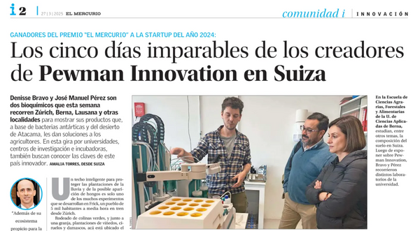 Pewman Innovation explora el ecosistema de innovación suizo tras ser reconocida como Startup del Año